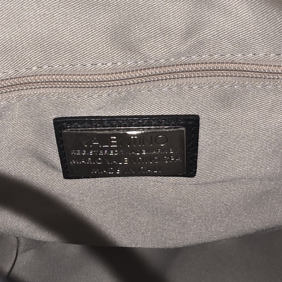 Authentic Valentino Black Leather Simeon Preciosa Backpack main image 9